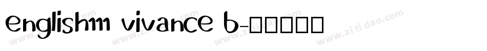english111 vivance b字体转换